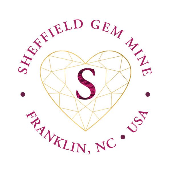 A logo of the sheffield gem mine.