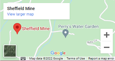 A map of the perry 's water gate mine.