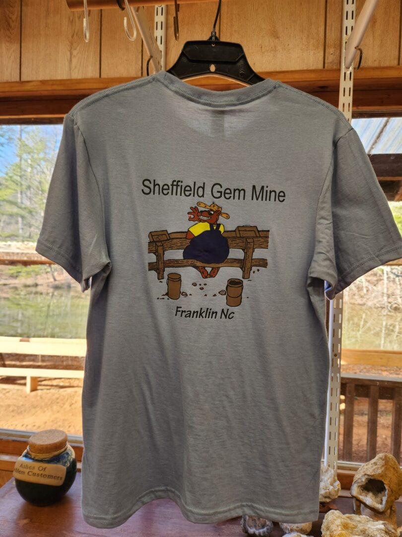 A t-shirt that says sheffield gem mine