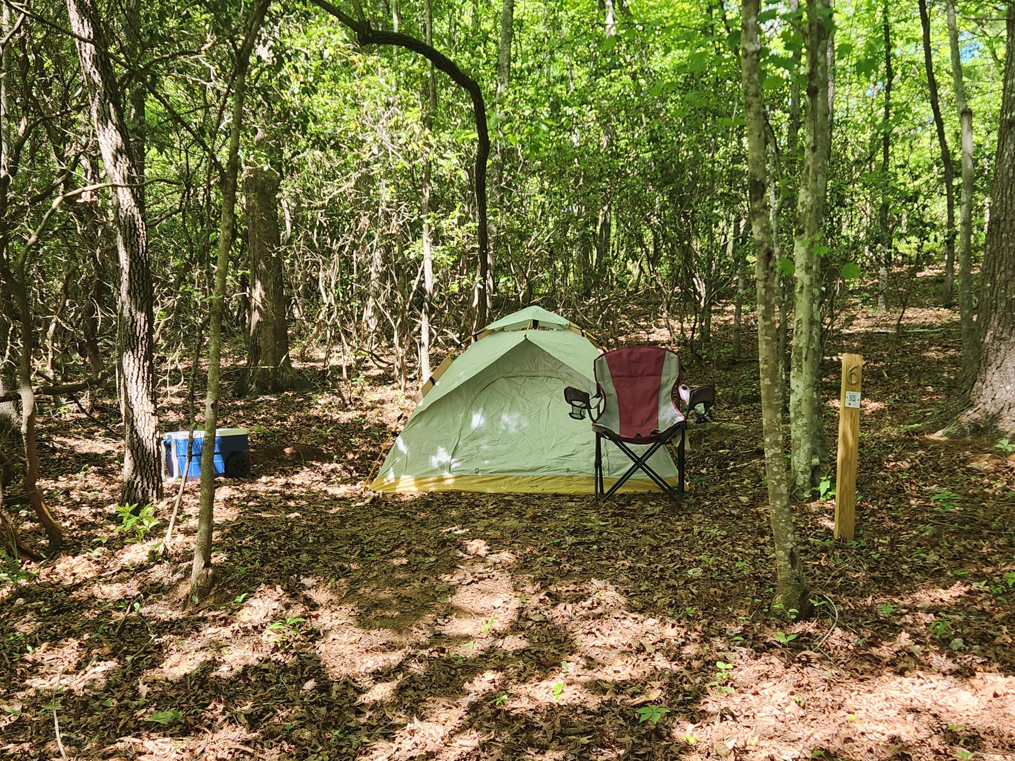 Tent Site 6 - 10' x 9'